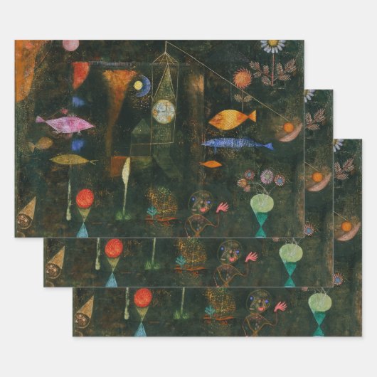 Fish Magic - Paul Klee Inpakpapier Vel (Set)