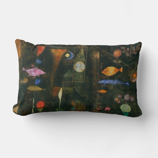 Fish Magic - Paul Klee Kussen (Voorkant)