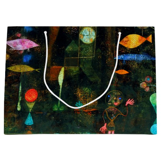 Fish Magic, Paul Klee Large Gift Bag Groot Cadeauzakje (Voorkant)