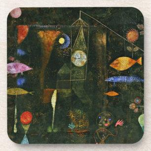Fish Magic van Paul Klee Bier Onderzetter