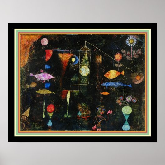 "Fish Magic" van Paul Klee Poster (Voorkant)