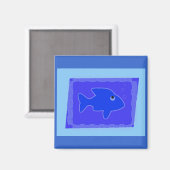 Fish Magnet Magneet (Voorkant / Achterkant)