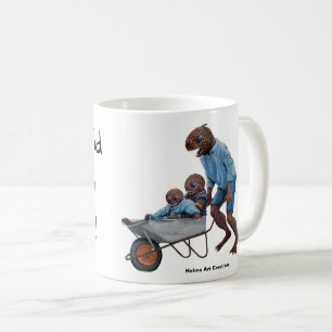 Fish Man Automne Fun Ride Imaginaire Art Café Mug