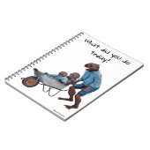 Fish Man Autumn Fun Ride Imaginaire Art Carnet (Côté gauche)