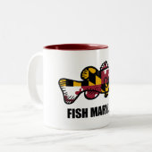 Fish Maryland Tweekleurige Koffiemok (Voorkant links)