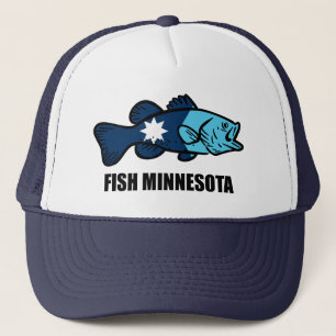 Fish Minnesota Trucker Pet