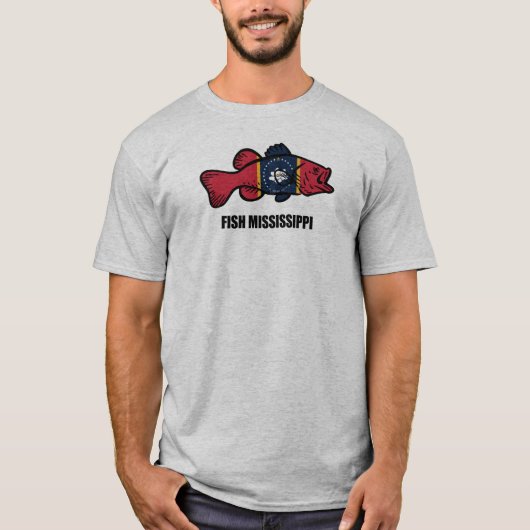 Fish Mississippi T-shirt (Voorkant)