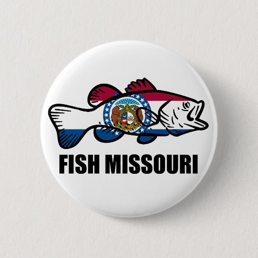 Fish Missouri Ronde Button 5,7 Cm (Voorkant)