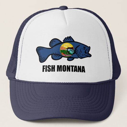 Fish Montana Bass Trucker Pet (Voorkant)