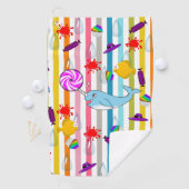 Fish Narwhal Golf Handdoek (Insitu)