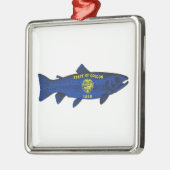 Fish Oregon Trout Metalen Ornament (Links)