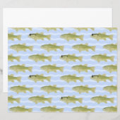 fish patterned paper (Voorkant / Achterkant)