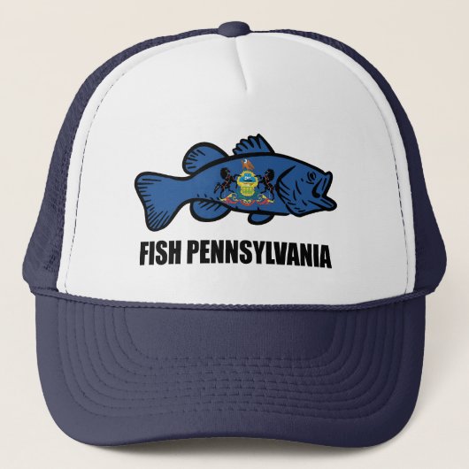 Fish Pennsylvania Bass Trucker Pet (Voorkant)