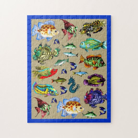 Fish Puzzle Legpuzzel (Verticaal)