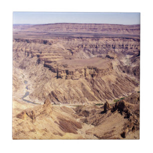 Fish River Canyon in Zuid-Namibië, Afrika Tegeltje