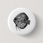 Fish  ronde button 3,2 cm (Voorkant)