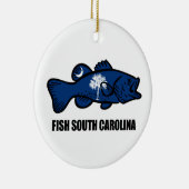 Fish South Carolina Keramisch Ornament (Rechts)