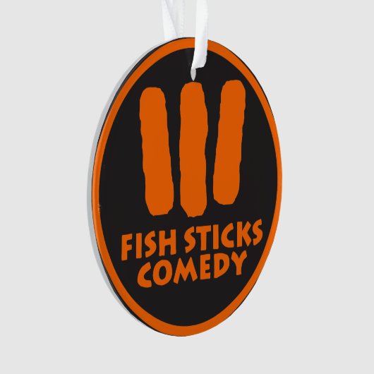 Fish Sticks Comedy Christmas Ornament (devant)