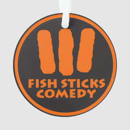 Fish Sticks Comedy Christmas Ornament (dos)