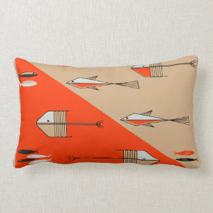 FISH TALE 2 American Mojo Pillow PERSIMMON-SAND Kussen
