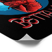 Fish Tank Betta mama Aquarium Poster (Hoek)