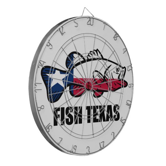 Fish Texas Dartbord (Voorkant Links)