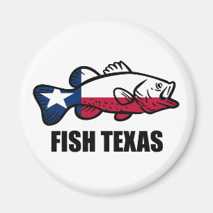 Fish Texas Magneet
