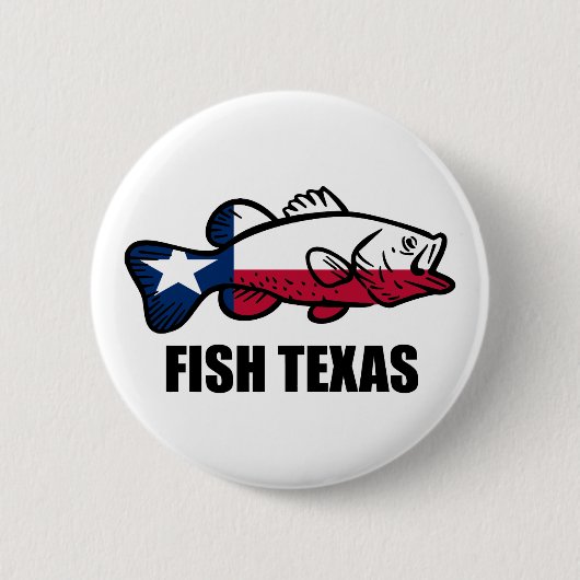 Fish Texas Ronde Button 5,7 Cm (Voorkant)