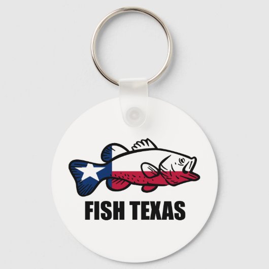 Fish Texas Sleutelhanger (Voorkant)