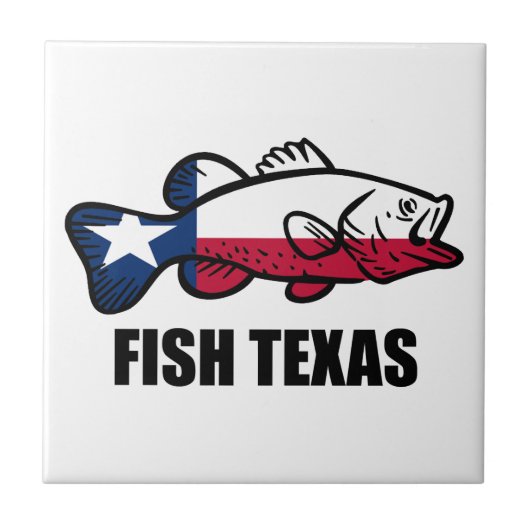 Fish Texas Tegeltje (Voorkant)