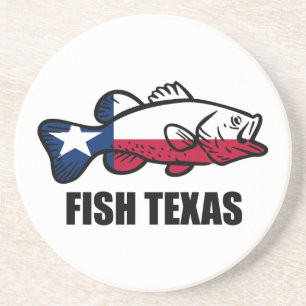 Fish Texas Zandsteen Onderzetter