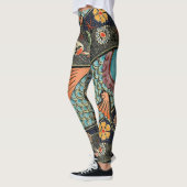 Fish Tile Art Leggings (Links)