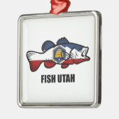 Fish Utah Metalen Ornament (Links)