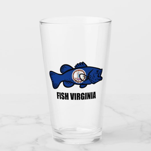 Fish Virginia Glas (Voorkant)