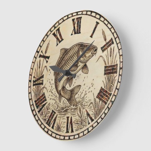 Fish Wall Clock Grote Klok (Hoek)