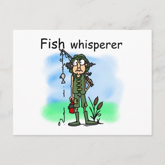 Fish Whisperer Briefkaart (Voorkant)