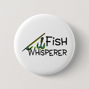 Fish Whisperer Ronde Button 5,7 Cm