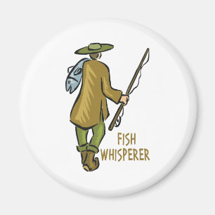 Fish Whisperer Vist Magneet