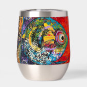 Fish Wine Tumbler warm of koud (Achterkant)
