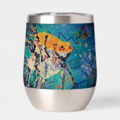 Fish Wine Tumbler Water Bottle (Arrière)