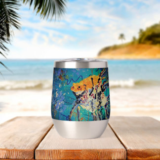 Fish Wine Tumbler Water Bottle