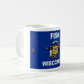 Fish Wisconsin Koffiemok (Voorkant links)