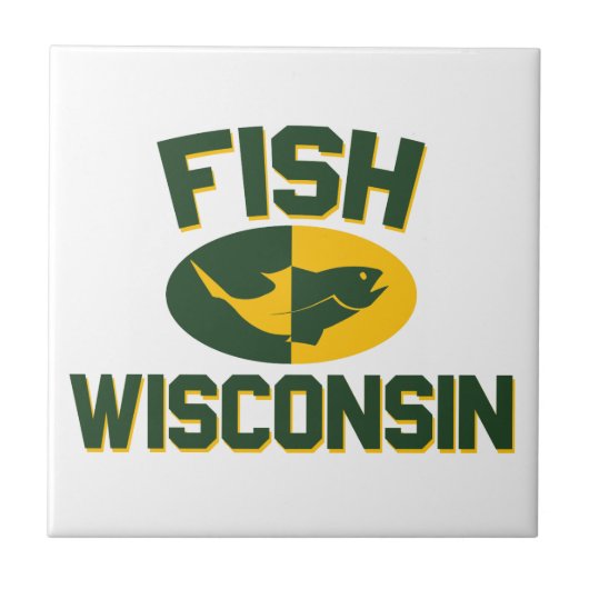 Fish Wisconsin Tegeltje (Voorkant)