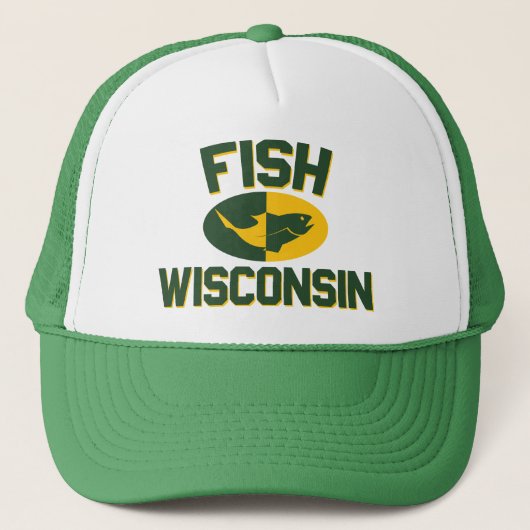 Fish Wisconsin Trucker Pet (Voorkant)