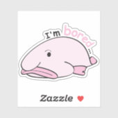 Fish World - Ik verveel me Sticker (Vel)