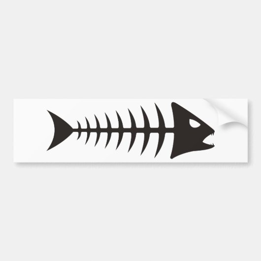 Fishbone - Fischgräte Bumpersticker (Voorkant)