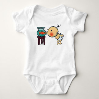 Fishbowl Kisses Oranje Goldfish Romper