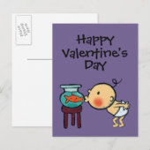 Fishbowl kust Oranje Goudvis Feestdagenkaart (Voorkant / Achterkant)