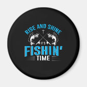 Fisher Art Rise & Shine Vist Tijd Magneet (Voorkant)