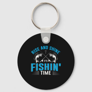 Fisher Art Rise & Shine Vist Tijd Sleutelhanger